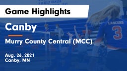 Canby  vs Murry County Central (MCC) Game Highlights - Aug. 26, 2021