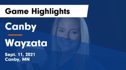 Canby  vs Wayzata  Game Highlights - Sept. 11, 2021