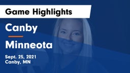 Canby  vs Minneota  Game Highlights - Sept. 25, 2021