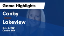 Canby  vs Lakeview  Game Highlights - Oct. 5, 2021
