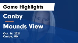 Canby  vs Mounds View  Game Highlights - Oct. 16, 2021