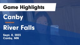 Canby  vs River Falls  Game Highlights - Sept. 8, 2023