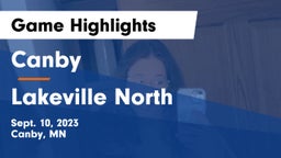 Canby  vs Lakeville North  Game Highlights - Sept. 10, 2023