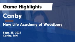 Canby  vs New Life Academy of Woodbury Game Highlights - Sept. 23, 2023
