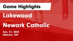 Lakewood  vs Newark Catholic  Game Highlights - Jan. 21, 2022