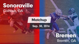 Matchup: Sonoraville High vs. Bremen  2016