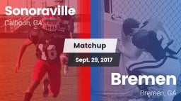 Matchup: Sonoraville High vs. Bremen  2017