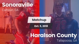 Matchup: Sonoraville High vs. Haralson County  2018