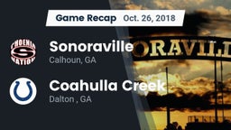 Recap: Sonoraville  vs. Coahulla Creek  2018