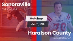 Matchup: Sonoraville High vs. Haralson County  2019
