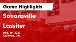 Sonoraville  vs Lassiter  Game Highlights - Dec. 29, 2022