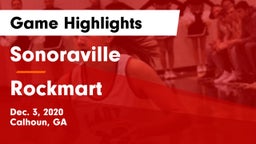 Sonoraville  vs Rockmart  Game Highlights - Dec. 3, 2020