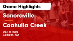 Sonoraville  vs Coahulla Creek  Game Highlights - Dec. 8, 2020