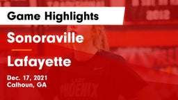 Sonoraville  vs Lafayette  Game Highlights - Dec. 17, 2021