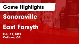 Sonoraville  vs East Forsyth  Game Highlights - Feb. 21, 2023