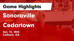 Sonoraville  vs Cedartown Game Highlights - Jan. 12, 2024