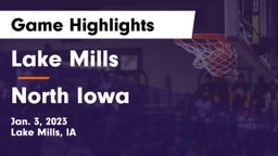 Lake Mills  vs North Iowa  Game Highlights - Jan. 3, 2023