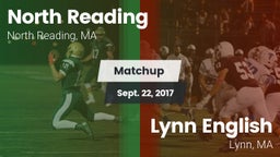 Matchup: North Reading High vs. Lynn English  2017