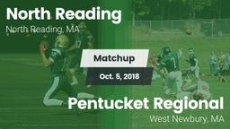 Matchup: North Reading High vs. Pentucket Regional  2018