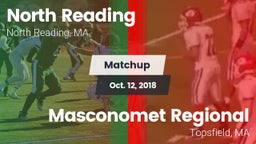 Matchup: North Reading High vs. Masconomet Regional  2018