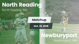 Matchup: North Reading High vs. Newburyport  2018
