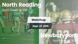 Matchup: North Reading High vs. Newburyport  2019