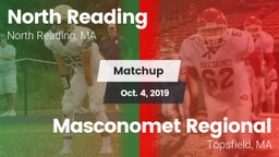 Matchup: North Reading High vs. Masconomet Regional  2019