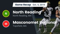 Recap: North Reading  vs. Masconomet Regional  2019