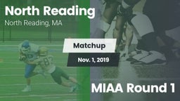 Matchup: North Reading High vs. MIAA Round 1 2019