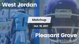 Matchup: West Jordan High vs. Pleasant Grove 2017