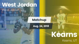 Matchup: West Jordan High vs. Kearns  2018
