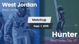 Matchup: West Jordan High vs. Hunter  2018