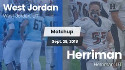 Matchup: West Jordan High vs. Herriman  2018