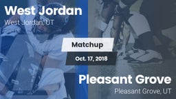 Matchup: West Jordan High vs. Pleasant Grove 2018