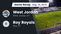 Recap: West Jordan  vs. Roy Royals 2019