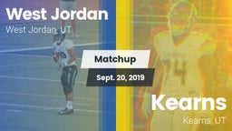 Matchup: West Jordan High vs. Kearns  2019