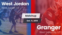 Matchup: West Jordan High vs. Granger  2019