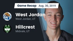Recap: West Jordan  vs. Hillcrest   2019