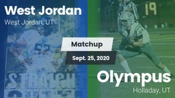 Matchup: West Jordan High vs. Olympus  2020