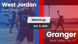 Matchup: West Jordan High vs. Granger  2020