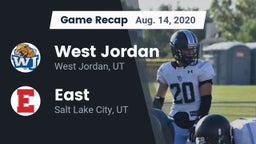 Recap: West Jordan  vs. East  2020