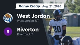 Recap: West Jordan  vs. Riverton  2020