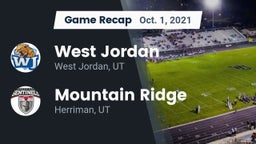 Recap: West Jordan  vs. Mountain Ridge  2021