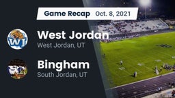 Recap: West Jordan  vs. Bingham  2021