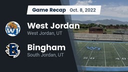 Recap: West Jordan  vs. Bingham  2022