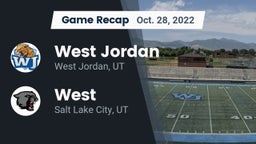 Recap: West Jordan  vs. West  2022