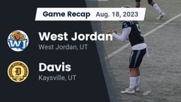Recap: West Jordan  vs. Davis  2023