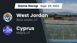Recap: West Jordan  vs. Cyprus  2023