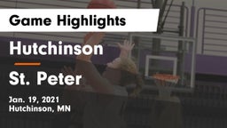 Hutchinson  vs St. Peter  Game Highlights - Jan. 19, 2021