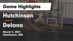 Hutchinson  vs Delano  Game Highlights - March 5, 2021